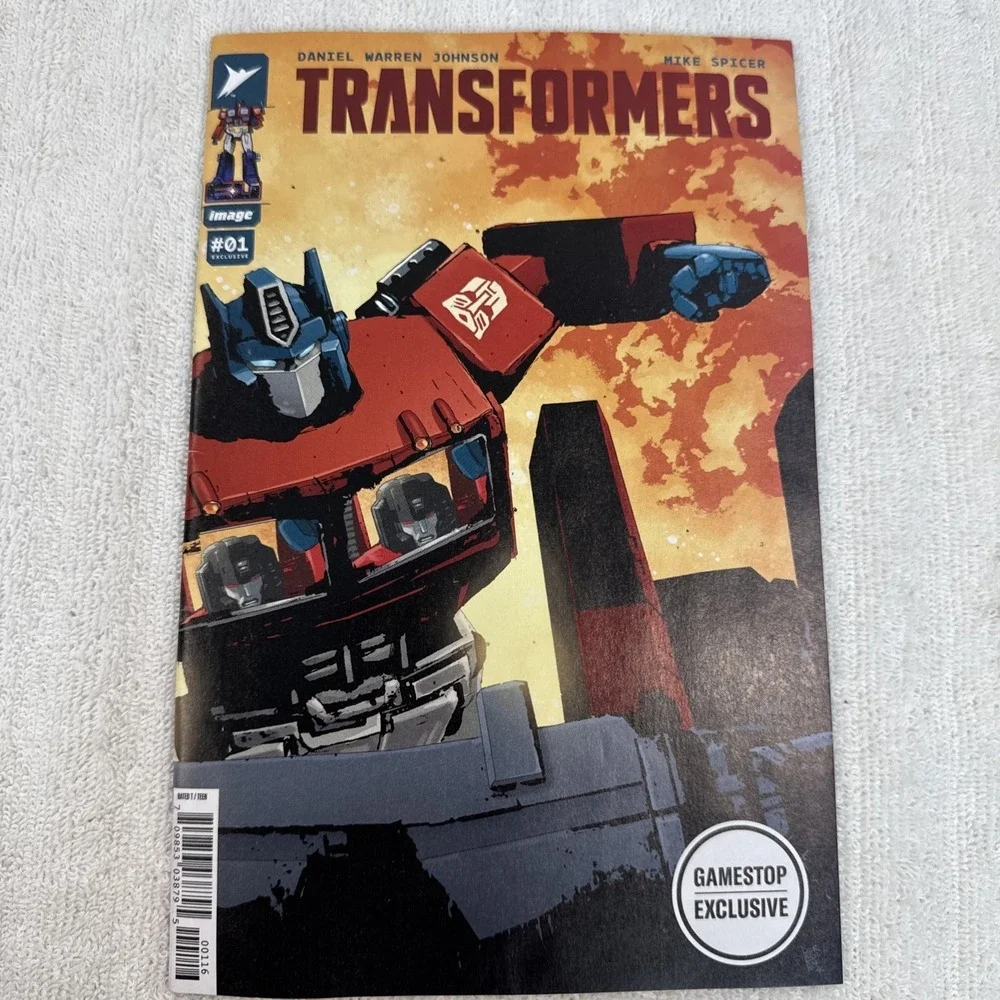 Transformers 1 GameStop Exclusive Image Comics 2023 Daniel Warren Johnson Comic